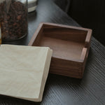 Wooden Cube Tissue Holder