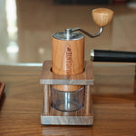 Wooden Espresso Grinder Stand