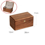 Wooden bracelet keeper box with elegant design