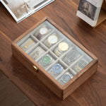 luxury wood watch display storage box