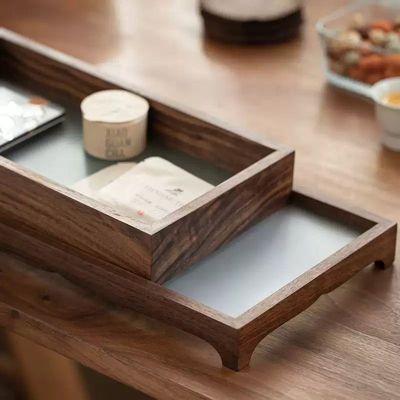 minimalist tea serving tray