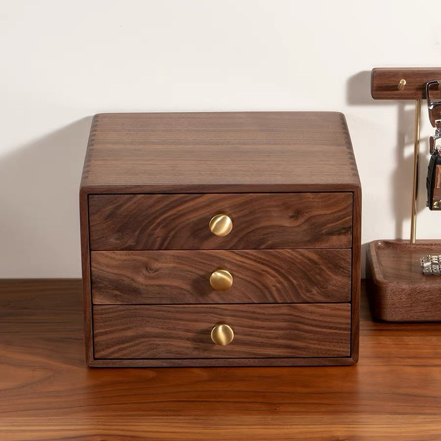 Sophia Wooden Organizer with Three Drawers