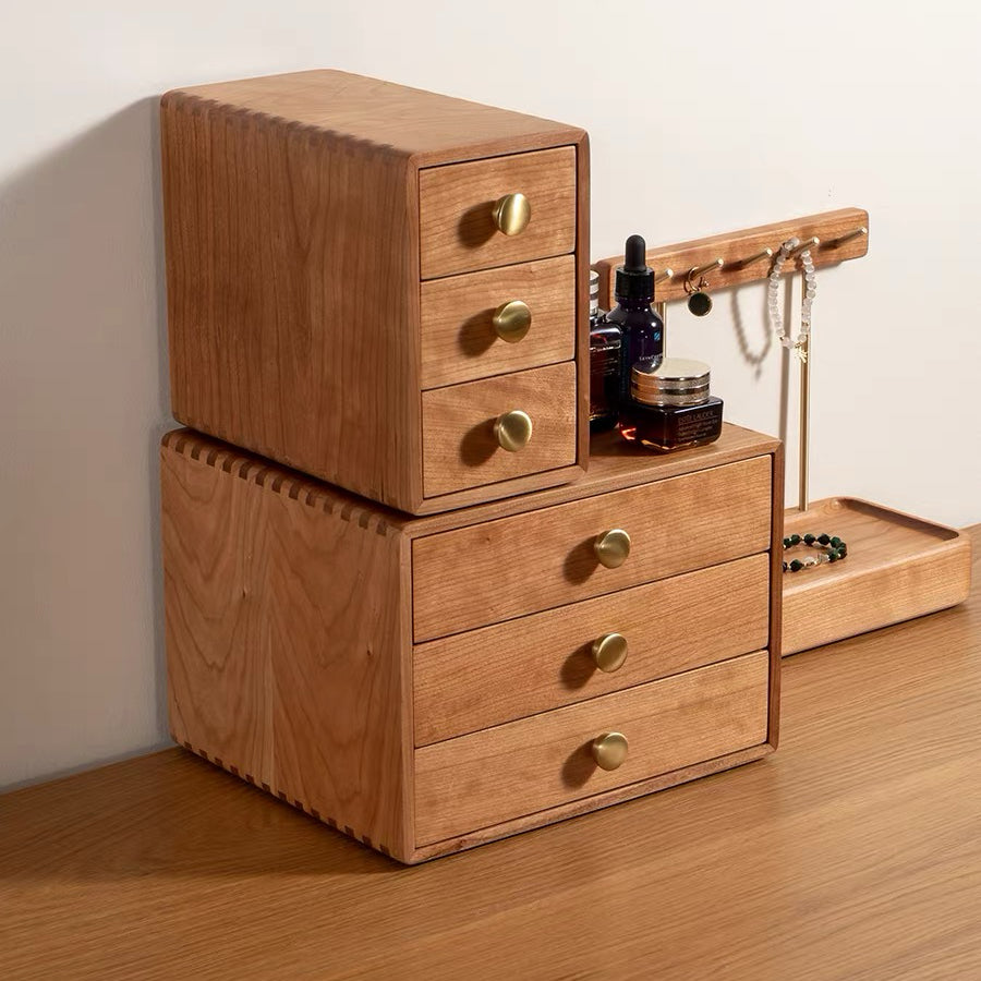 Sophia Wooden Organizer with Three Drawers