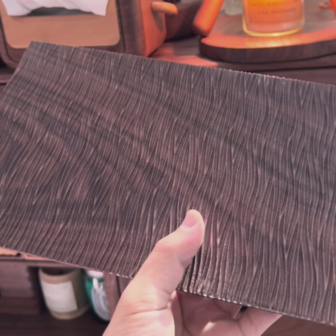 Rishi Textured Walnut Tea Tray