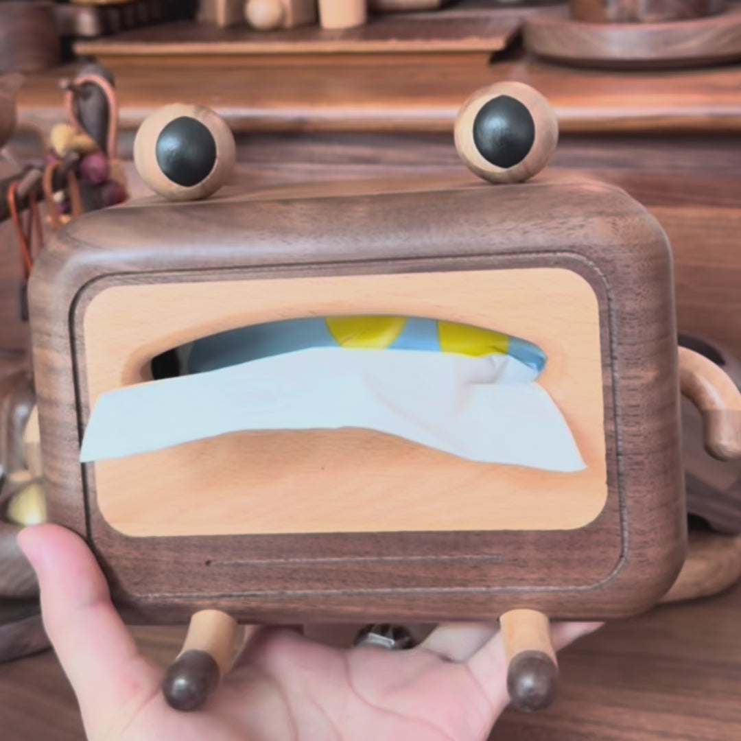 GuaGua Walnut Tissue Box