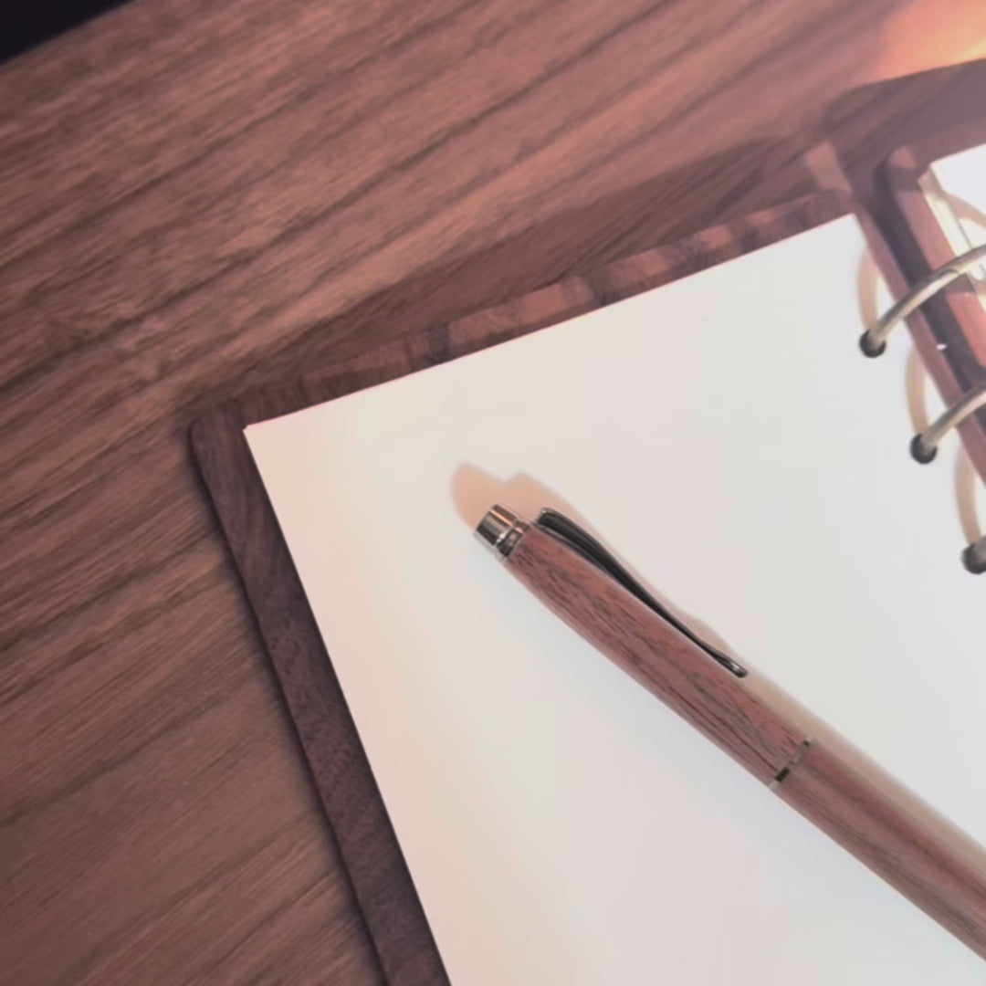 Smooth Walnut Gel Pen