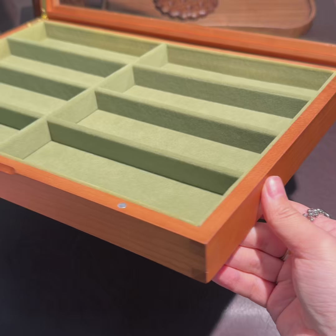 Vireo Solid Wood Glasses Organizer