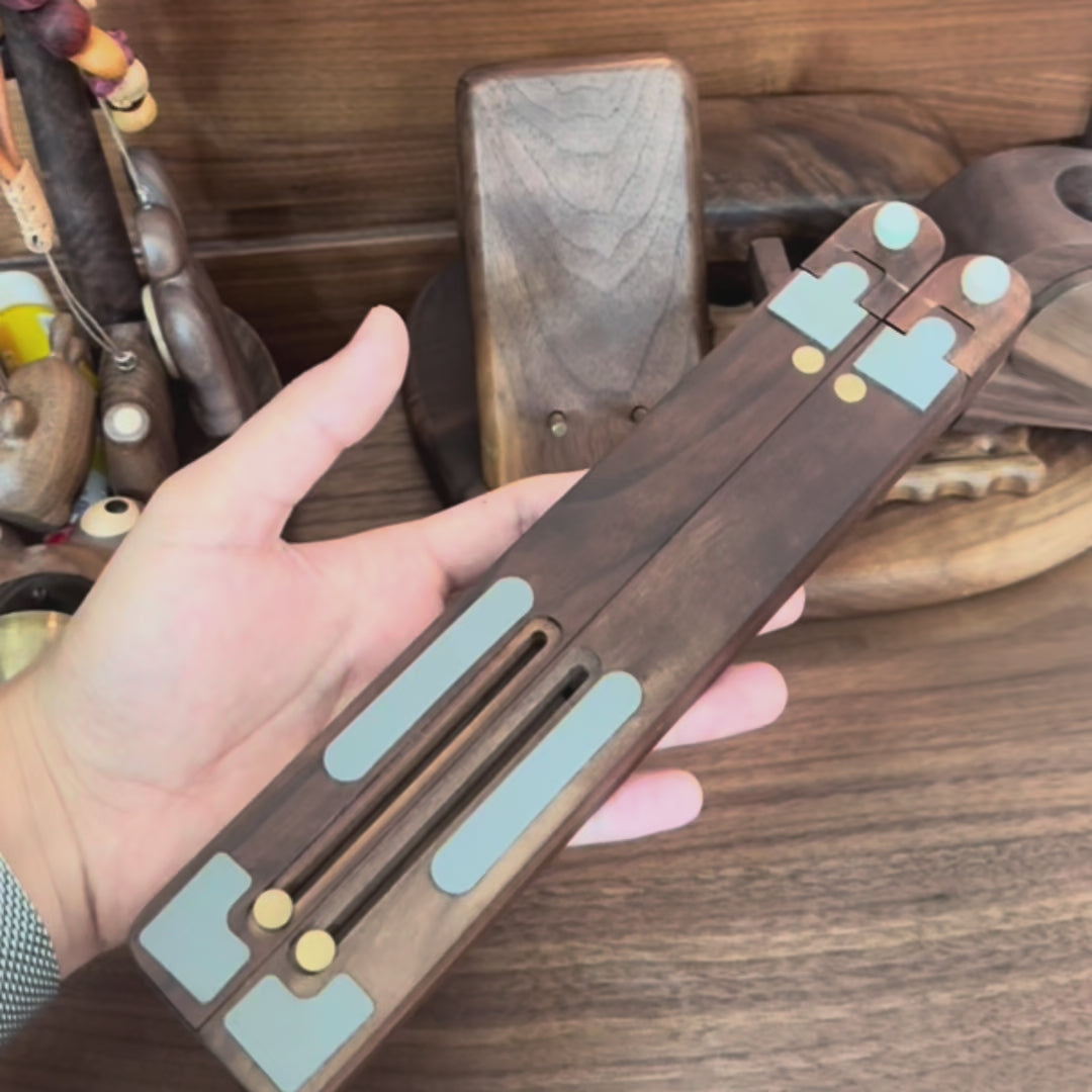 NoteFlex Walnut Laptop Holder