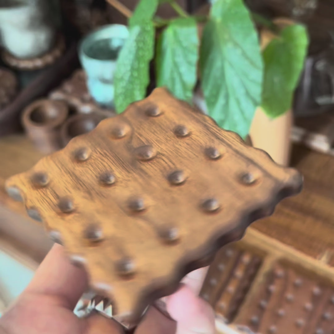Crunchy Biscuit Coaster Set (4pcs)