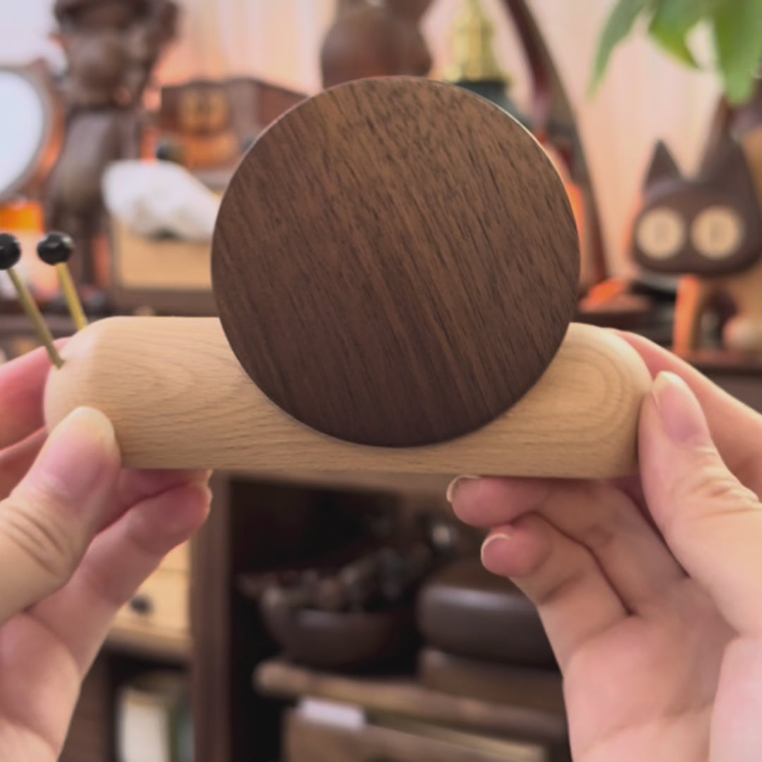 Snail Solid Wood Coasters