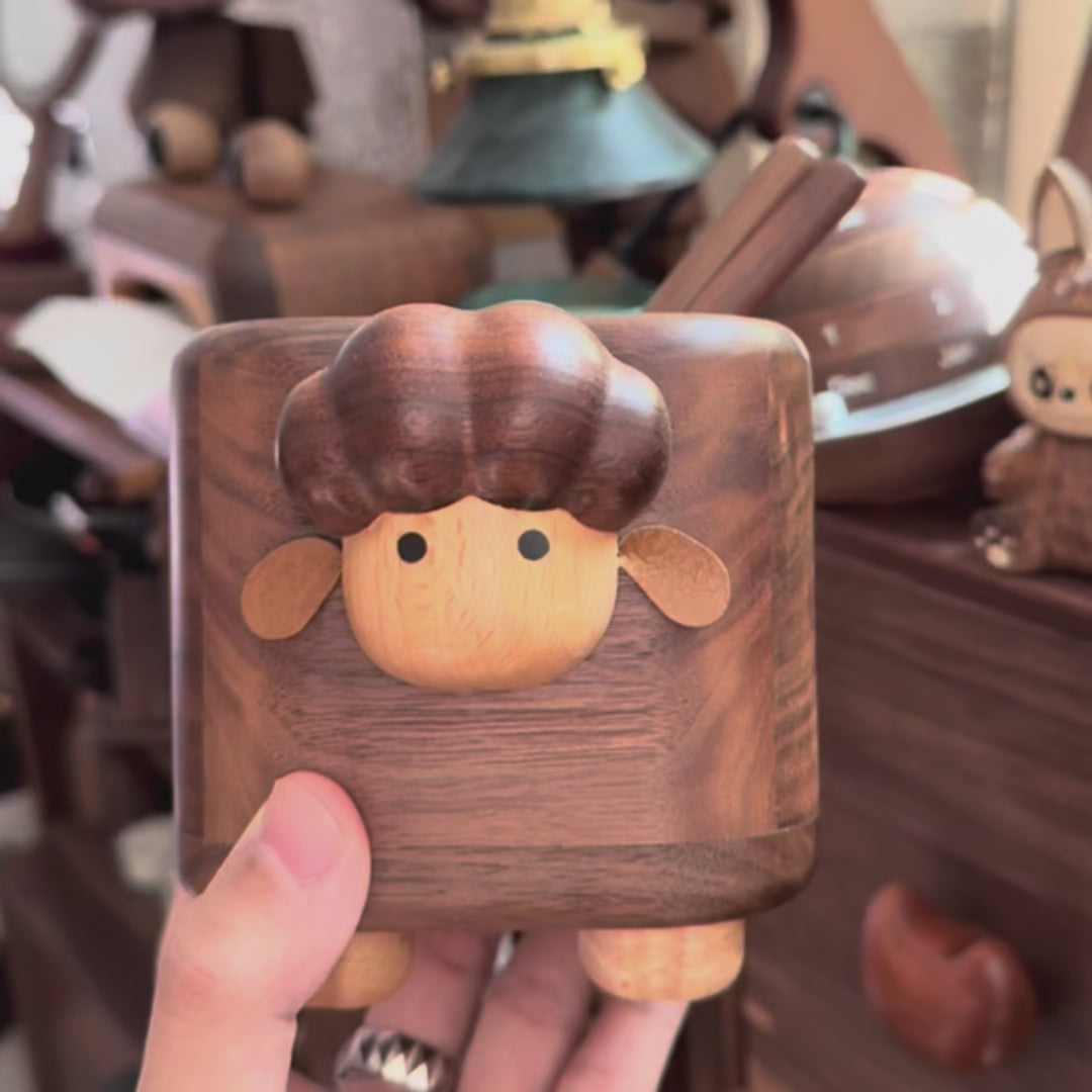 Lambie Walnut Pen Holder