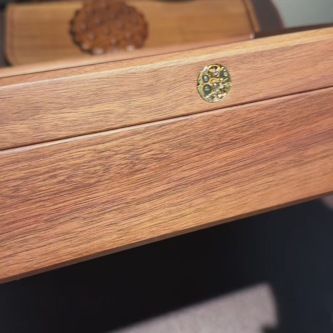 Legacy Walnut Watch Collection Box With Glass Top