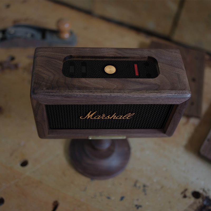 高級無垢ウォールナットスピーカースタンド（Marshall用）| Walnut