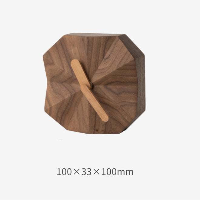 retro wooden table clock