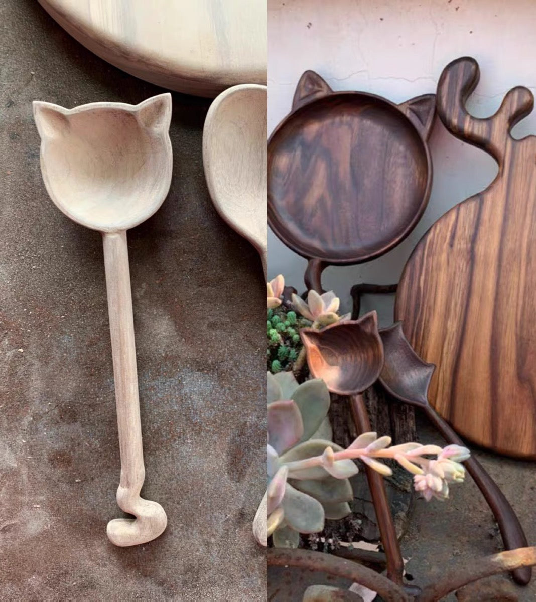 DIY Sanding Kit - Semi-finished Black Walnut Spoon