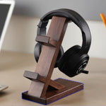solid walnut gaming desk organizer