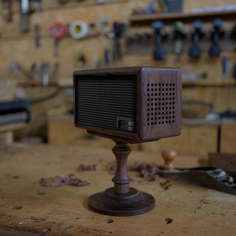 高級無垢ウォールナットスピーカースタンド（Marshall用）| Walnut