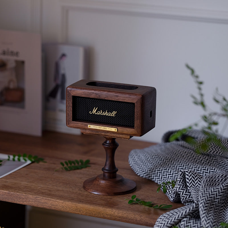 高級無垢ウォールナットスピーカースタンド（Marshall用）| Walnut