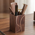 walnut tea ceremony tools