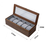 walnut wood watch holder