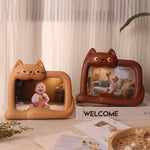 wooden pet picture frame