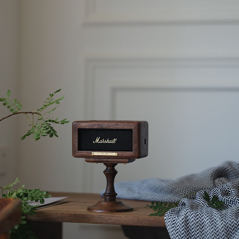 高級無垢ウォールナットスピーカースタンド（Marshall用）| Walnut